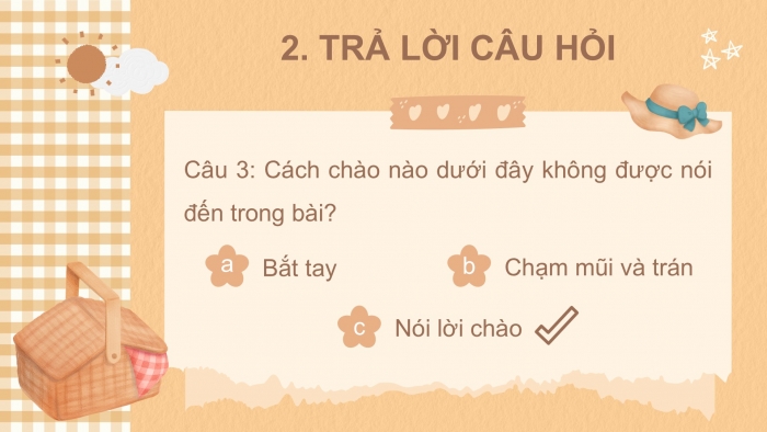 Giáo án điện tử Tiếng Việt 2 kết nối Bài 17: Những cách chào độc đáo