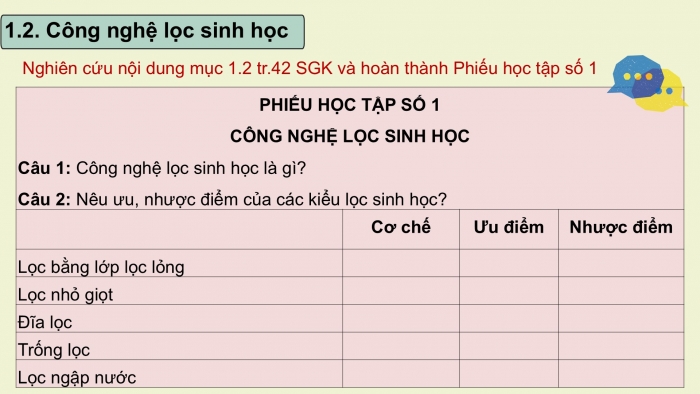 Giáo án điện tử chuyên đề Công nghệ 12 Lâm nghiệp Thuỷ sản Cánh diều Bài 7: Ứng dụng công nghệ sinh học xử lí môi trường nuôi thuỷ sản