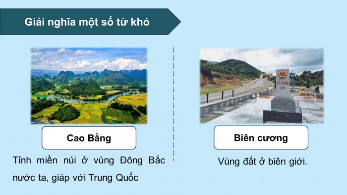 Giáo án điện tử Tiếng Việt 5 cánh diều Bài 9: Cao Bằng