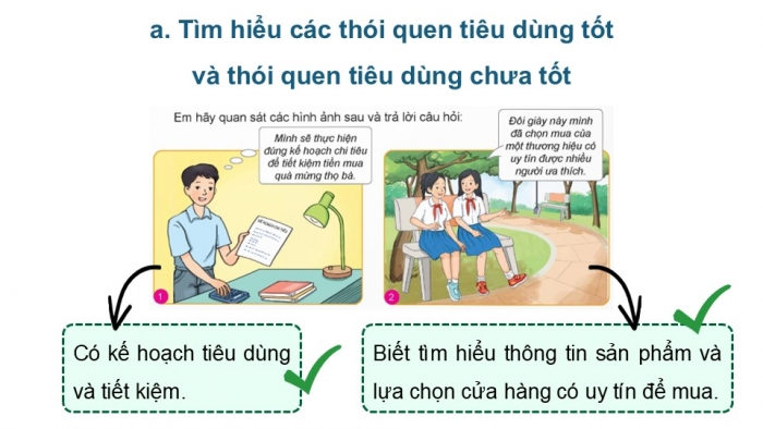 Giáo án điện tử Công dân 9 kết nối Bài 8: Tiêu dùng thông minh