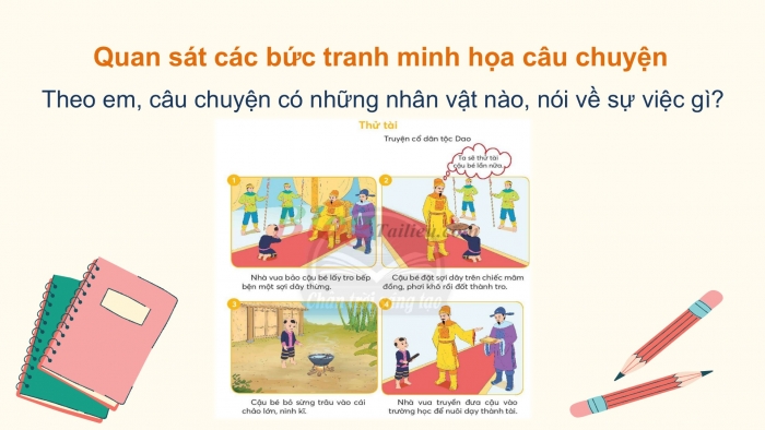 Giáo án điện tử Tiếng Việt 2 chân trời Bài 4: Mở rộng vốn từ Trẻ em (tiếp theo), Nghe – kể Thử tài