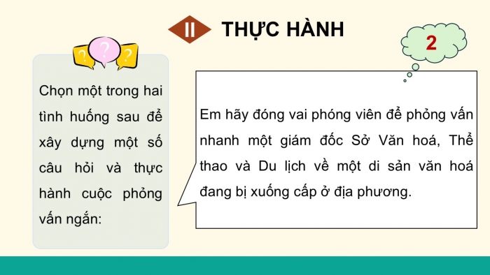 Giáo án điện tử Ngữ văn 9 cánh diều Bài 8: Phỏng vấn ngắn