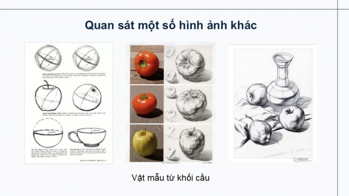 Giáo án điện tử Mĩ thuật 9 kết nối Bài 9: Tỉ lệ và hình khối của đồ vật