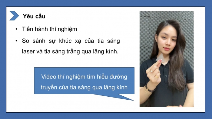 Giáo án điện tử KHTN 9 cánh diều - Phân môn Vật lí Bài 4: Hiện tượng tán sắc ánh sáng. Màu sắc ánh sáng