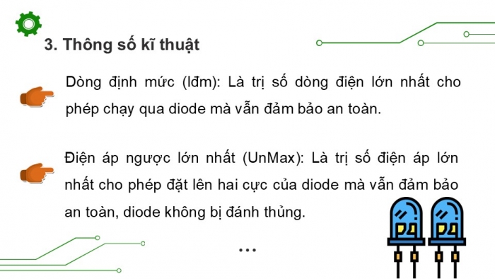 Giáo án điện tử Công nghệ 12 Điện - Điện tử Kết nối Bài 16: Diode, transistor và mạch tích hợp IC