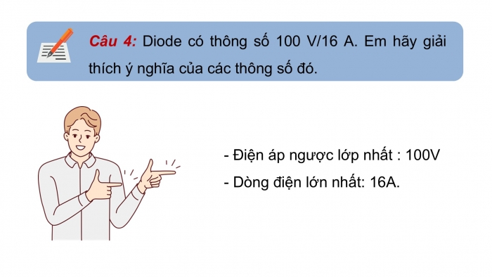 Giáo án điện tử Công nghệ 12 Điện - Điện tử Cánh diều Bài Ôn tập chủ đề 6 và chủ đề 7