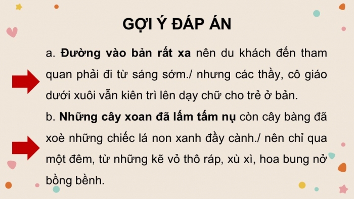 Giáo án điện tử Tiếng Việt 5 chân trời Bài 4: Luyện tập về cách nối các vế trong câu ghép