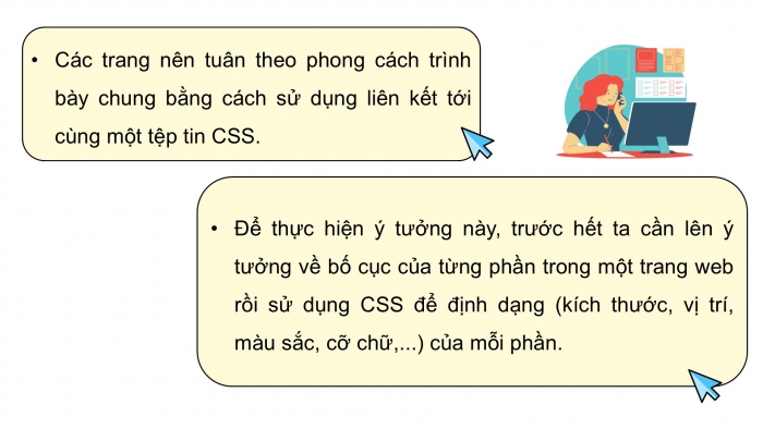 Giáo án điện tử Tin học ứng dụng 12 kết nối Bài 18: Thực hành tổng hợp thiết kế trang web