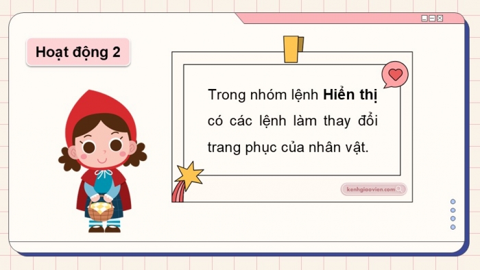 Giáo án điện tử Tin học 5 cánh diều Chủ đề F Bài 3: Trang phục của nhân vật