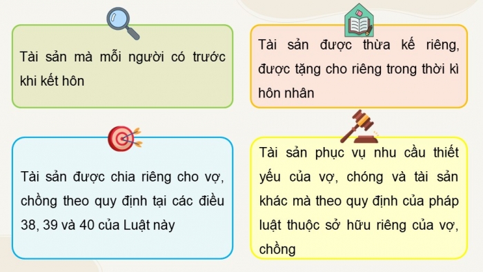 Giáo án điện tử Kinh tế pháp luật 12 chân trời Bài 9: Quyền và nghĩa vụ của công dân về sở hữu tài sản và tôn trọng tài sản của người khác