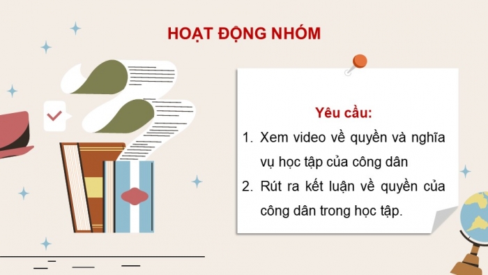 Giáo án điện tử Kinh tế pháp luật 12 chân trời Bài 11: Quyền và nghĩa vụ của công dân trong học tập