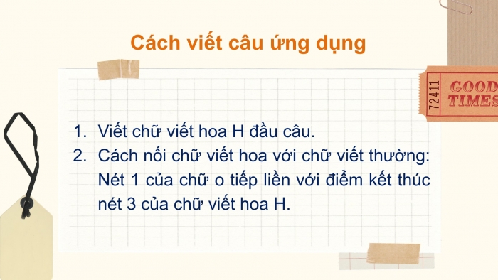 Giáo án điện tử Tiếng Việt 2 chân trời Bài 3: Viết chữ hoa H, Từ chỉ hoạt động, chỉ tình cảm, Câu kiểu Ai thế nào?