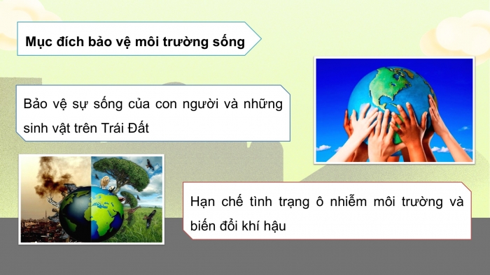 Giáo án điện tử Đạo đức 5 chân trời Bài 7: Môi trường sống quanh em