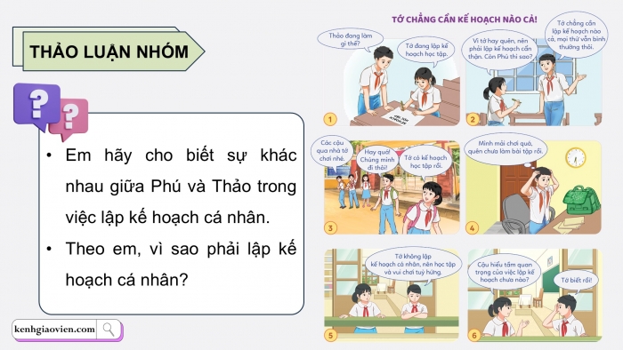 Giáo án điện tử Đạo đức 5 cánh diều Bài 8: Em lập kế hoạch cá nhân