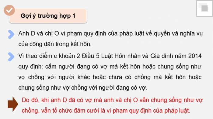 Giáo án điện tử Kinh tế pháp luật 12 kết nối Bài 10: Quyền và nghĩa vụ của công dân trong hôn nhân và gia đình