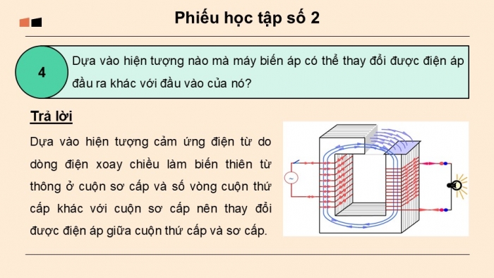 Giáo án điện tử Vật lí 12 kết nối Bài 18: Ứng dụng hiện tượng cảm ứng điện từ