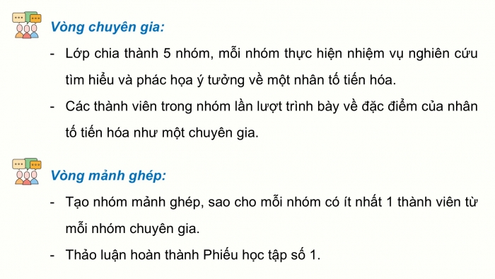 Giáo án điện tử Sinh học 12 chân trời Bài 17: Thuyết tiến hoá tổng hợp hiện đại