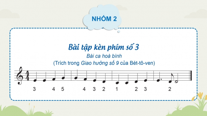 Giáo án điện tử Âm nhạc 5 cánh diều Tiết 18: Ôn tập