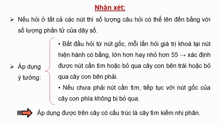 Giáo án điện tử chuyên đề Khoa học máy tính 12 cánh diều Bài 3: Cây tìm kiếm nhị phân