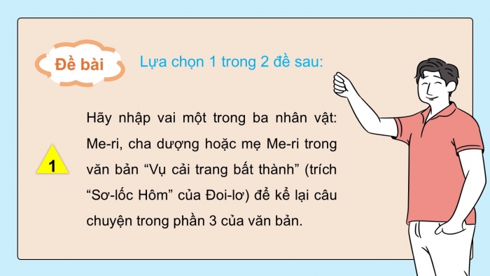 Giáo án điện tử Ngữ văn 9 cánh diều Bài 6: Kể một câu chuyện tưởng tượng