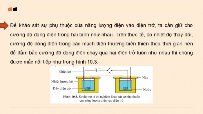 Giáo án điện tử KHTN 9 cánh diều - Phân môn Vật lí Bài 10: Năng lượng của dòng điện và công suất điện