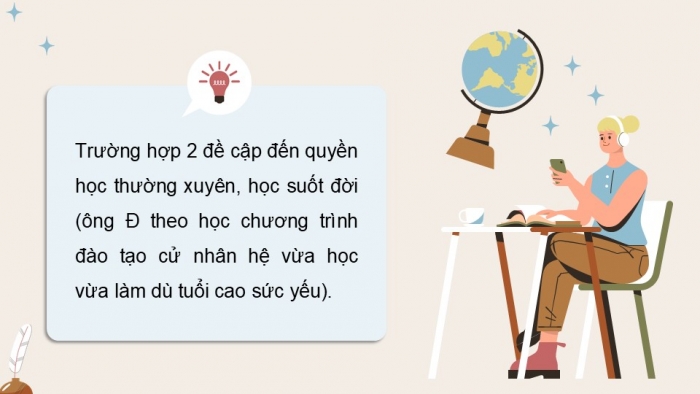 Giáo án điện tử Kinh tế pháp luật 12 kết nối Bài 11: Quyền và nghĩa vụ của công dân trong học tập