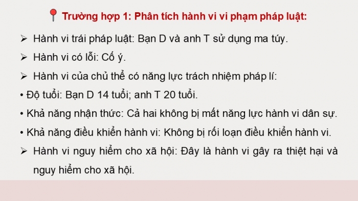 Giáo án điện tử Công dân 9 chân trời Bài 9: Vi phạm pháp luật và trách nhiệm pháp lí