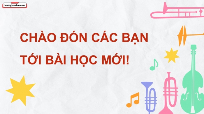 Giáo án điện tử Âm nhạc 9 cánh diều Bài 6 Tiết 2: Thể hiện tiết tấu, ứng dụng đệm cho bài hát Dáng thầy, Ôn tập Bài hoà tấu số 3, Trải nghiệm và khám phá Thể hiện mẫu tiết tấu bằng các động tác vỗ, gõ,... lên mặt bàn