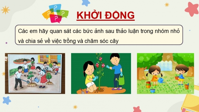 Giáo án điện tử Tiếng Việt 5 chân trời Bài 8: Dưới những tán xanh