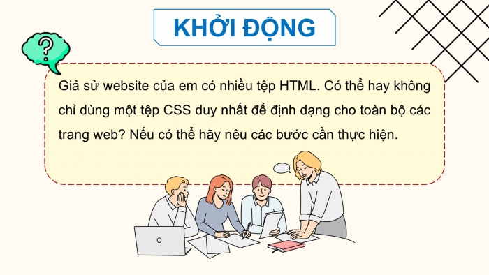 Giáo án điện tử Tin học ứng dụng 12 kết nối Bài 18: Thực hành tổng hợp thiết kế trang web