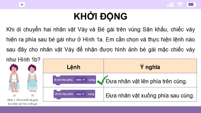 Giáo án điện tử Tin học 5 cánh diều Chủ đề F Bài 4: Thực hành tạo chương trình hoạt hình cho nhân vật