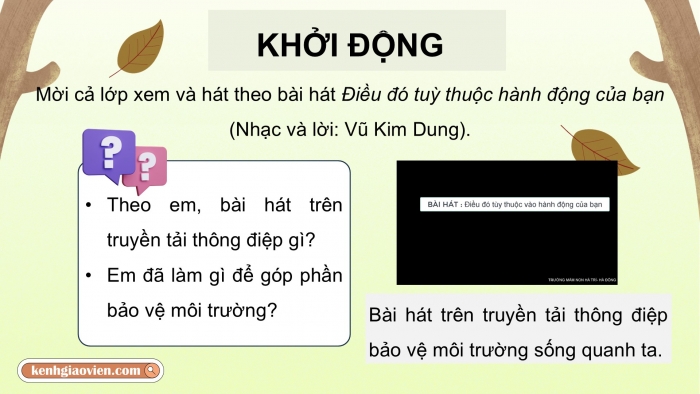 Giáo án điện tử Đạo đức 5 cánh diều Bài 7: Em bảo vệ môi trường sống