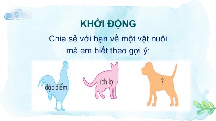 Giáo án điện tử Tiếng Việt 2 chân trời Bài 1: Đọc Cô chủ không biết quý tình bạn