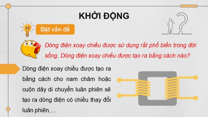 Giáo án điện tử Vật lí 12 kết nối Bài 17: Máy phát điện xoay chiều