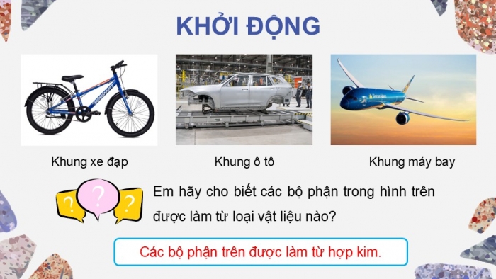 Giáo án điện tử Hoá học 12 kết nối Bài 21: Hợp kim