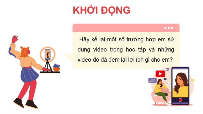 Giáo án điện tử Tin học 9 cánh diều Chủ đề E4 Bài 1: Giới thiệu phần mềm làm video