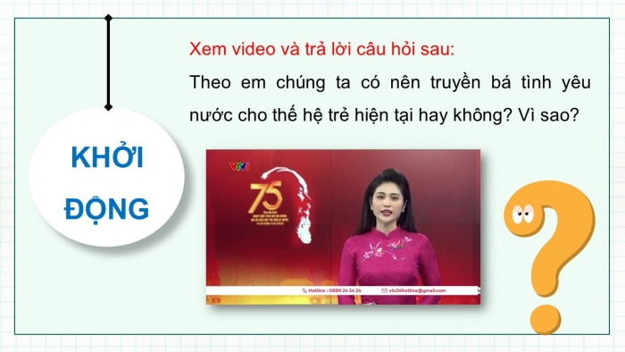 Giáo án điện tử Ngữ văn 12 cánh diều Bài 6: Viết bài nghị luận về quan niệm yêu nước của tuổi trẻ