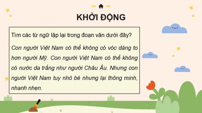 Giáo án điện tử Tiếng Việt 5 kết nối Bài 11: Liên kết câu bằng từ ngữ nối