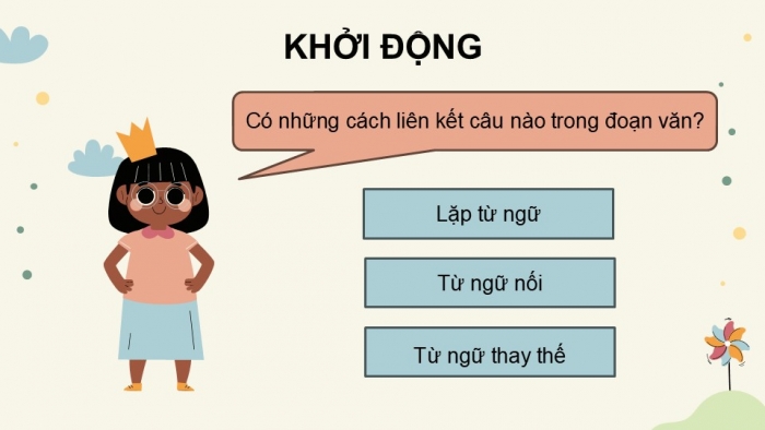 Giáo án điện tử Tiếng Việt 5 kết nối Bài 15: Luyện tập về liên kết câu trong đoạn văn