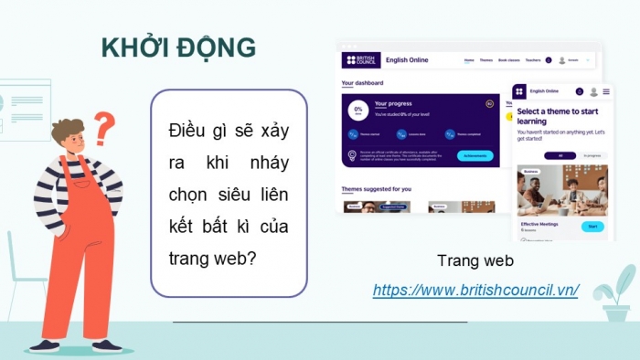 Giáo án điện tử Khoa học máy tính 12 chân trời Bài F10: Định kiểu CSS cho siêu liên kết và danh sách