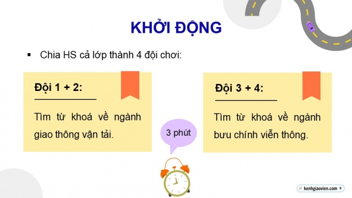 Giáo án điện tử Địa lí 12 kết nối Bài 20: Giao thông vận tải và bưu chính viễn thông