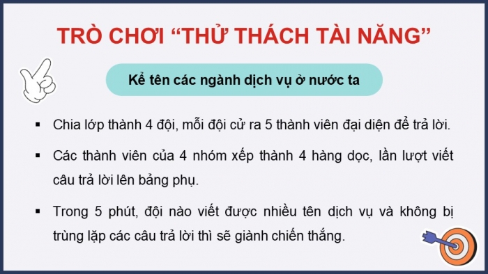 Giáo án điện tử Địa lí 12 kết nối Bài 22: Thực hành Tìm hiểu sự phát triển một số ngành dịch vụ