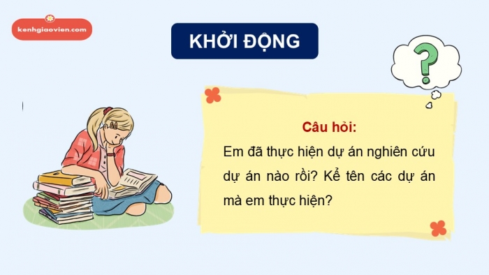 Giáo án điện tử Ngữ văn 12 kết nối Bài 6: Viết báo cáo kết quả của bài tập dự án