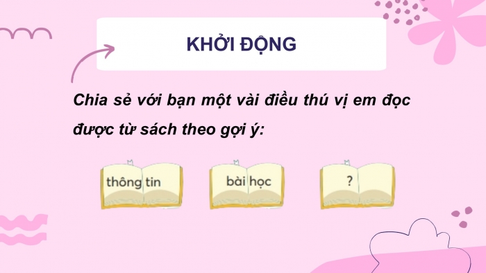 Giáo án điện tử Tiếng Việt 2 chân trời Bài 3: Đọc Khi trang sách mở ra...