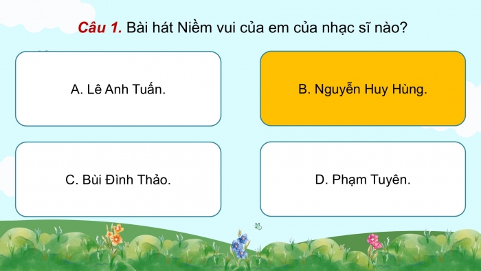 Giáo án điện tử Âm nhạc 5 cánh diều Tiết 17: Ôn tập