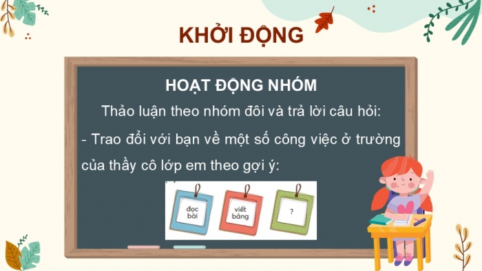 Giáo án điện tử Tiếng Việt 2 chân trời Bài 3: Đọc Cô giáo lớp em