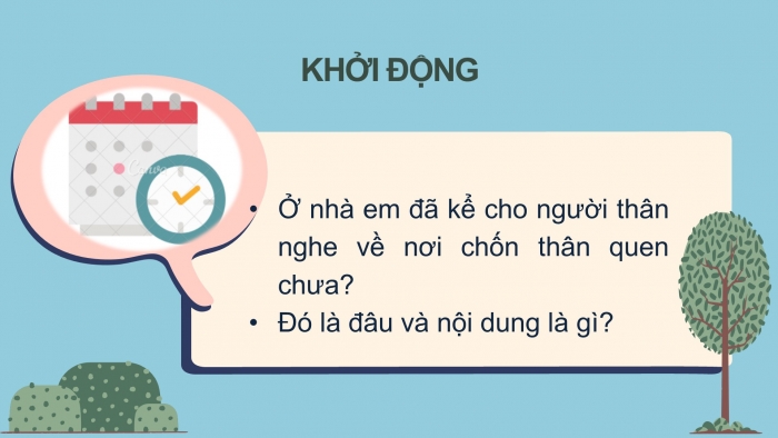 Giáo án điện tử Tiếng Việt 2 chân trời Bài 4: Luyện tập thuật việc được chứng kiến