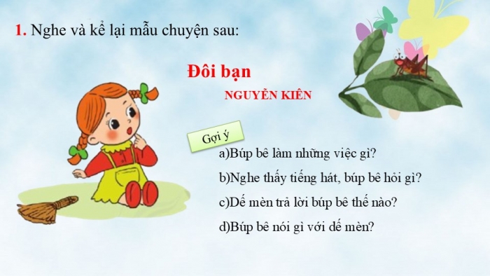 Giáo án điện tử Tiếng Việt 2 cánh diều Bài 9: Ôn tập giữa học kì I (Tiết 5 + 6)