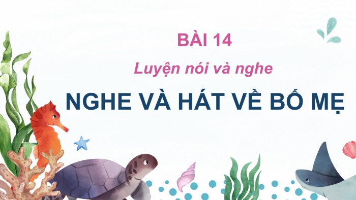 Giáo án điện tử Tiếng Việt 2 cánh diều Bài 14: Nghe – trao đổi về nội dung bài hát Ba ngọn nến lung linh