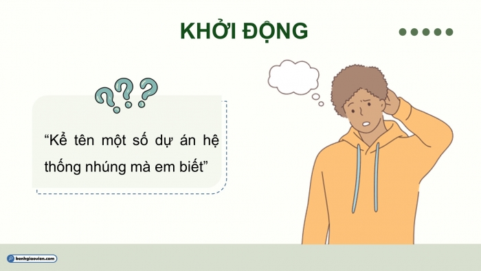 Giáo án điện tử chuyên đề Công nghệ 12 Điện - Điện tử Kết nối Bài 4: Đặc điểm và các nội dung liên quan trong một dự án nghiên cứu thuộc lĩnh vực hệ thống nhúng